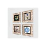 Pinecone Stone Nazar, Ebru Sanatı, Şahmeran Taş Duvar Tablosu - Çerçeveli Taş Tablo - Dekoratif Duvar Sanatı - Modern Ev ve Ofis Duvar Dekoru T4-992