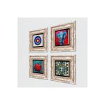 Pinecone Stone Nazar, Hayat Ağacı, Fil, Nar Taş Duvar Tablosu - Çerçeveli Taş Tablo - Dekoratif Duvar Sanatı - Modern Ev ve Ofis Duvar Dekoru T4-885
