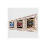 Pinecone Stone Nazar, Nar Taş Duvar Tablosu - Çerçeveli Taş Tablo - Dekoratif Duvar Sanatı - Modern Ev ve Ofis Duvar Dekoru T3-1622