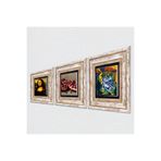 Pinecone Stone Picasso Ağlayan Kadın, Leonardo da Vinci Mona Lisa, Nar Taş Duvar Tablosu - Çerçeveli Taş Tablo - Dekoratif Duvar Sanatı - Modern Ev ve Ofis Duvar Dekoru K3-1456