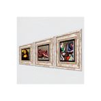 Pinecone Stone Picasso Ayna Karşısındaki Kız, Leonardo da Vinci Mona Lisa, Nar Taş Duvar Tablosu - Çerçeveli Taş Tablo - Dekoratif Duvar Sanatı - Modern Ev ve Ofis Duvar Dekoru T3-1454