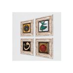 Pinecone Stone Semazen, Vav, Nazar, Bereket Duası Taş Duvar Tablosu - Çerçeveli Taş Tablo - Dekoratif Duvar Sanatı - Modern Ev ve Ofis Duvar Dekoru T4-197