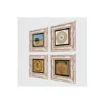 Pinecone Stone Şems Suresi, Kabe-i Muazzama, Bereket Duası, Mührü Şerif Taş Duvar Tablosu - Çerçeveli Taş Tablo - Dekoratif Duvar Sanatı - Modern Ev ve Ofis Duvar Dekoru T4-1907