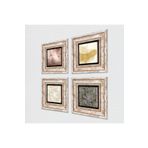 Pinecone Stone Soyut Sanat, Desen Taş Duvar Tablosu - Çerçeveli Taş Tablo - Dekoratif Duvar Sanatı - Modern Ev ve Ofis Duvar Dekoru K4-1197