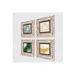 Pinecone Stone Soyut Sanat, Desen Taş Duvar Tablosu - Çerçeveli Taş Tablo - Dekoratif Duvar Sanatı - Modern Ev ve Ofis Duvar Dekoru K4-1199