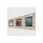 Pinecone Stone Van Gogh Badem Ağacı, Leonardo da Vinci At Heykeli, Nar Taş Duvar Tablosu - Çerçeveli Taş Tablo - Dekoratif Duvar Sanatı - Modern Ev ve Ofis Duvar Dekoru T3-1293