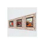 Pinecone Stone Van Gogh Balıkçı Tekneleri, Kaplumbağa Terbiyecisi, Nar Taş Duvar Tablosu - Çerçeveli Taş Tablo - Dekoratif Duvar Sanatı - Modern Ev ve Ofis Duvar Dekoru K3-1573