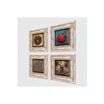 Pinecone Stone Yaşam Çiçeği, Semazen, Nazar, Nar Taş Duvar Tablosu - Çerçeveli Taş Tablo - Dekoratif Duvar Sanatı - Modern Ev ve Ofis Duvar Dekoru T4-593