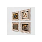 Pinecone Stone Yaşam Çiçeği, Semazen, Vav, Nazar Taş Duvar Tablosu - Çerçeveli Taş Tablo - Dekoratif Duvar Sanatı - Modern Ev ve Ofis Duvar Dekoru T4-620