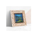 Pinecone Vincent van Gogh Ren Nehri’nde Yıldızlı Bir Gece Taş Duvar Tablosu - Çerçeveli Taş Tablo - Dekoratif Duvar Sanatı - Modern Ev ve Ofis Duvar Dekoru K1-293