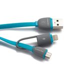 Pineng PN-301 Mavi Lightning -Micro Usb Data Kablosu