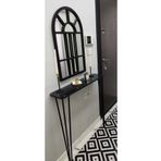 Pinhal Home SİYAH MERMER DRESUAR SİYAH AYAK 100CM