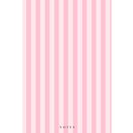 Pink Angel Stripes Notebook: 6 x 9 Inch | 120 blank lined pages journal ..... Preppy Fashion show secret notebook aesthetic baby pink striped book for girls, teens, women and students