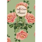 Pink Flower & Green Cover: Self-Care Planner for daily reflection, planning, and restoring your inner peace, to help you stay on top of your physical and mental well-being, 120 pages, Size 6” x 9”.