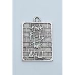 Pink Floyd The Wall Gümüş Kaplama Kolye Ucu