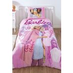 Pink Power Lisanslı Karakter Baskılı%100 Pamuk Nevresim Takımı, Çok Renkli, Tek Kişilik (Nevresim: 160X220 Cm/lastikli Çarşaf: 100X200 Cm / 1 Adet Yastık Kılıfı: 50X70 Cm)