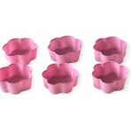 Pink Rose Bybirgül Pembe 12 Li Silikon Mini Papatya Kek Kalıbı,muffin ,airfrey Kalıbı 12 Adet