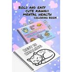 Pink Swan Craft 20x20 Büyük Boyama Kitabı Kawaii Mental Health Kolay ve Eğlenceli Çocuklar ve Yetişkinler İçin