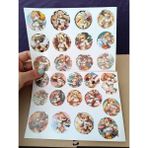 Pink Swan Craft Anime Fighter Girls (26 Adet) Etiketi, Laptop, Ipad, Defter, Kitap, Planlayıcı Sticker Seti