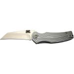 Pinkerton 0689 Gri Kamp Çakı 18CM - Yarı Otomatik, Kemerlikli, Kutulu