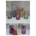 Pinkev 6 Kişilik Renkli Kahve Yanı Bardak Seti 150Ml
