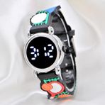 Pinkoli Çocuk Kol Saati Tenis Raket Desenli (04-09 Yaş) Led Ekran Silikon Kordon ST-304154