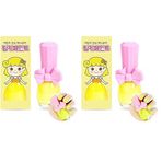 Pinky Cosmetic I'm Pinky Kids Nail Paint Fresh Lemon Çocuklar İçin Soyulabilir Oje (2 paketi)