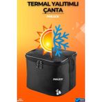 Pinlock 10 Litre Termal Piknik Çantası Yemek Taşıma Soğutucu Dayanıklı Malzeme ile