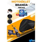 Pinlock Arora Verano Uyumlu Su Geçirmez Siyah Motosiklet Brandası Miflonlu Kalın Premium Kumaş Clipsli
