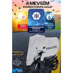 Pinlock Honda Dio Dayanıklı Motosiklet Brandası - Gri