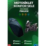 pinlock Kanuni Seha Uyumlu Konfor Sele Koltuk Kılıfı (Siyah)