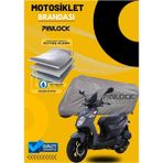 Pinlock Sym Orbit Su Geçirmez Dayanıklı Motosiklet Brandası Miflonlu Kalın Premium Kumaş Clipsli Model