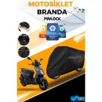 Pinlock Sym Orbit Su Geçirmez Siyah Motosiklet Brandası Miflonlu Kalın Premium Kumaş Clipsli