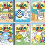 Pinokyo 4 - 5 Yaş Neşeli Boyama Seti - 6 Kitap Takım