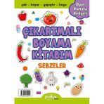 Pinokyo Çıkartmalı Boyama Kitabım - Sebzeler