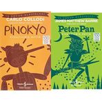 Pinokyo – Kısaltılmış Metin & Peter Pan (Kısaltılmış Metin): İş Çocuk Klasikleri 100 Temel Eser (2 Kitap Set)