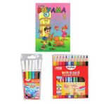 Pinokyo Yayinlari Boyama Kitabi Ve Fatih Boya Kalemleri Set