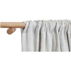 Pinoxi 150 cm Masif Ahşap Perde Askısı Rustik Ahşap Boru 150 cm