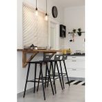 Pinoxi Ahşap Duvara Monte Bar Masası 40x115 Cm Kahverengi