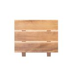 pinoxi Ahşap Yer Karosu Bahçe Karosu Zemin Döşeme 26,5 X 26,5 Cm ( 1m2) 14 Adet
