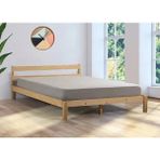 Pinoxi Masif Ahşap Karyola Çift Kişilik 120X200 cm Doğal Ahşap Natural - Çam - 120 x 200 cm