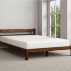 Pinoxi Masif Ahşap Karyola Çift Kişilik 160X200 Cm Doğal Ahşap Ceviz