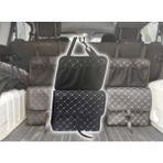 PINUKS Arka Koltuk Çanta Tip Organizer Kapitone Deri Siyah Beyaz Ip Adet PİNUKS-TC30-330030