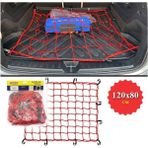 PINUKS Bagaj Filesi Elastik Büyük Boy 120X80CM Kırmızı Adet