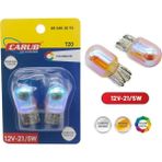 PINUKS T20 1016 12V 21/5W Dipsiz Diadem Krom Turuncu Ampul Tk Takım