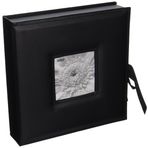 Pioneer Photo Albums 120 Cepli 3 Halkalı Fotoğraf Kutusu, 10x15/13x18/15x20 cm Baskılar, Siyah Suni Deri