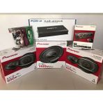 Pioneer Pro Paket Ses Sistemi Tam Takım Forx 5 Kanal Anfi- Pıoneer Oval Hoparlör 4 Adet -Pıoneer Wofer -Pıoneer Teyp- Kablo Set Hediye