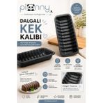 Pionny Baton Dilimli Döküm Kek Kalıbı - Renk - Siyah