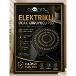 Pionny Termokromik Silikon İndüksiyon Ocak Koruyucu | Isıya Dayanıklı Kaymaz Mat