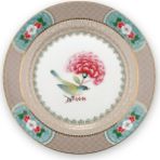 PIP STUDIO 51001210 17 cm Blushing Birds Haki Tabak